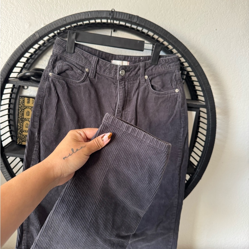 BDG Charcoal Corduroy Trousers